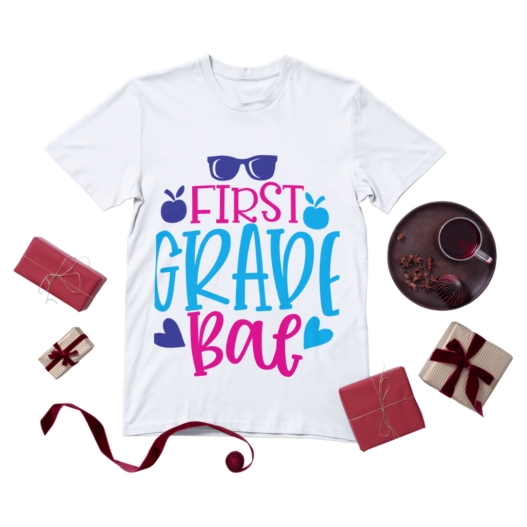 School Text T-Shirt Printable Designs – 50 SVG, PNG, DXF, EPS