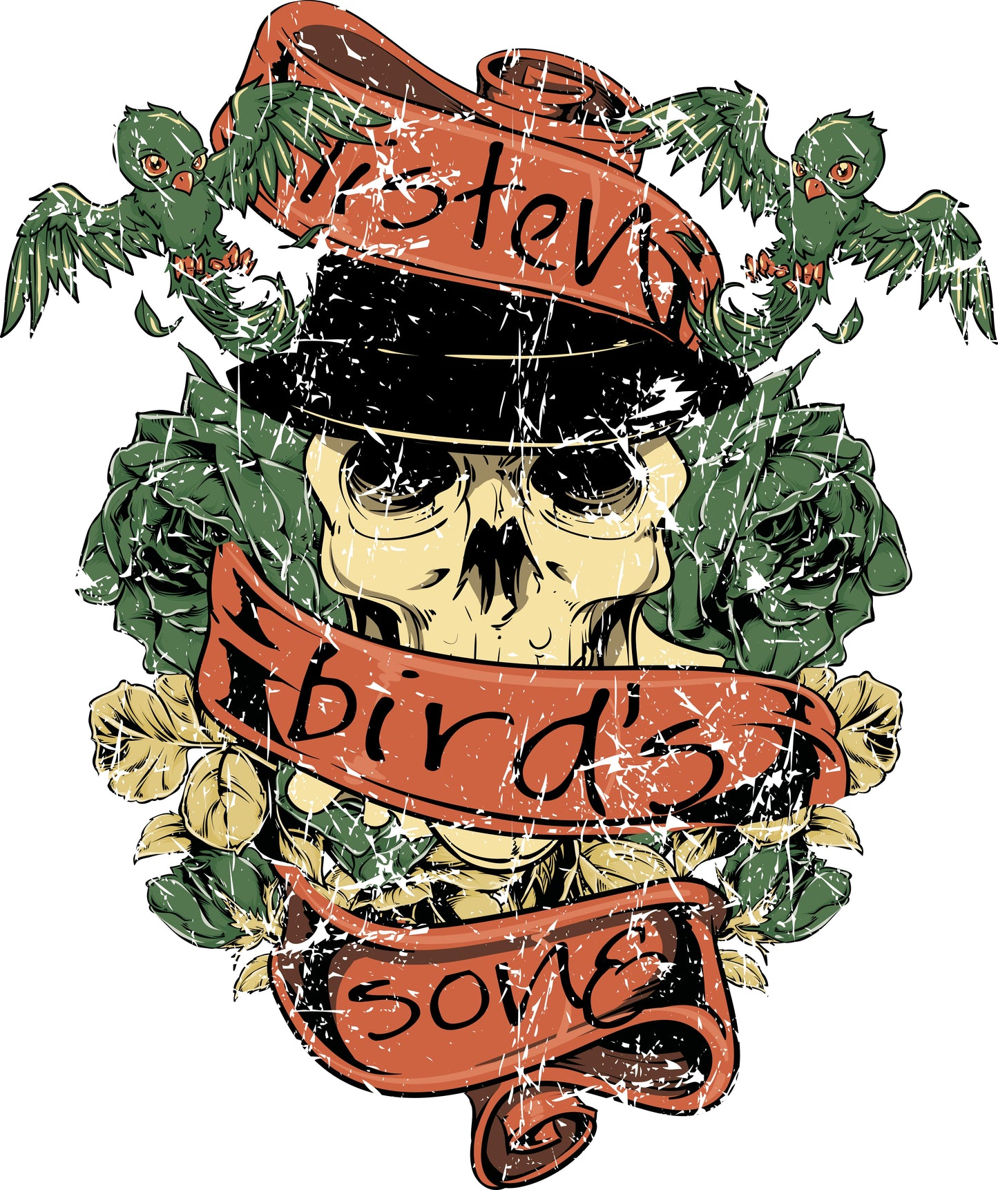 Retro Halloween Dreams – 48 Vintage Printable T-Shirt Designs Eps, PNG