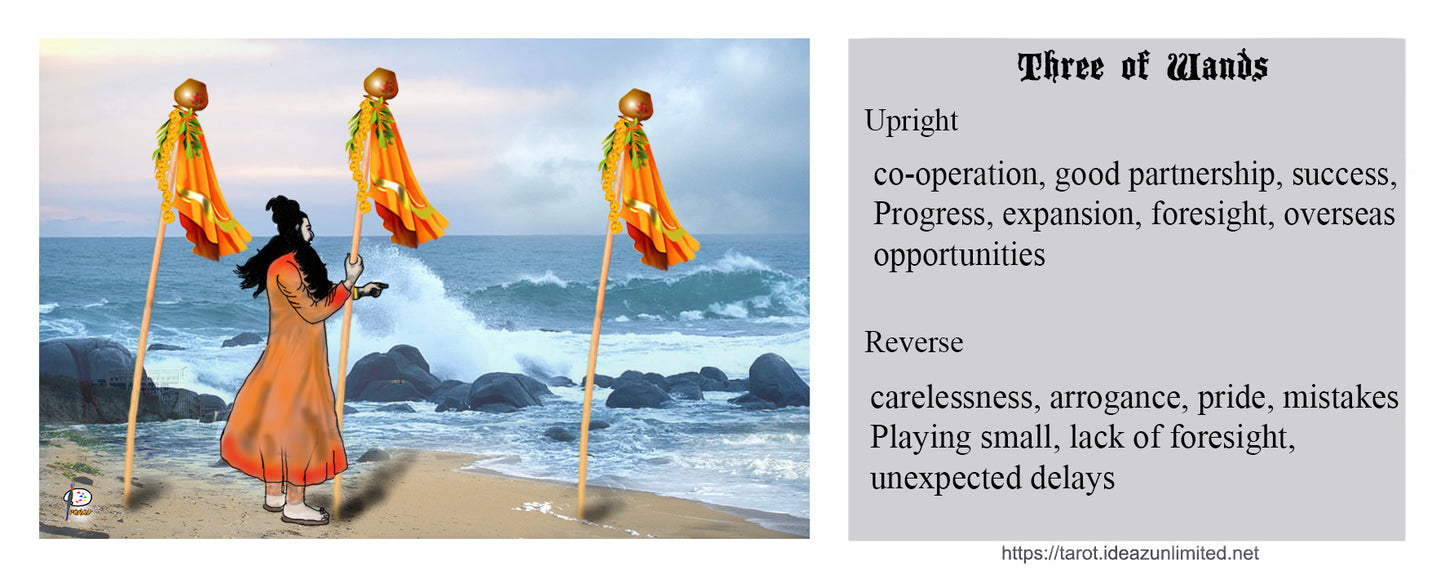 प्राचीन भारतीय टैरो कार्ड्स, 78 कार्ड्स डेक, भविष्यवाणी कार्ड वरच सोप्या इंग्रजीत प्रिंट, प्राचीन हिंदू संस्कृती अनुसार सुंदर चित्र, सर्व धर्मियांसाठी, 15 x 6 सेमी साईज mini tarot deck